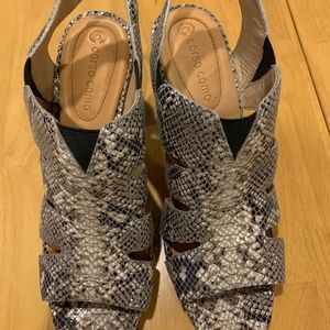 Snakeskin like shoes